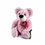 Teddy Bear Stuffed Animal with Flower Available in 3 colors