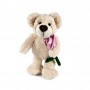 Teddy Bear Stuffed Animal with Flower Available in 3 colors