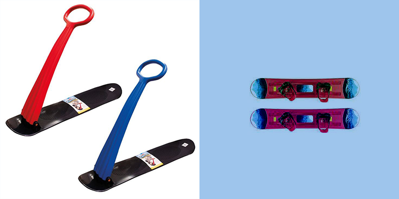 Foldable winter sports skateboard